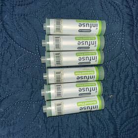 Casabella 028484004659 6x Infuse Hardwood Floor Spray Mop Refill Cartridges Lemongrass .33oz