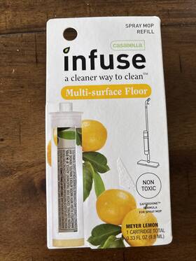 Casabella 028484004673 Infuse Unscented Spray Mop .33 Fl. Oz. Refill Cartridge