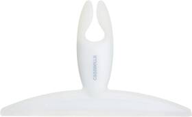 44037 Casabella Clip-on Silicone Shower Squeegee White - 10 Inch Wide Sturdy Bl