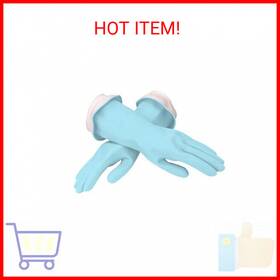 46102 Casabella Aqua Waterblock Premium Gloves Blue Medium Pack Of 1