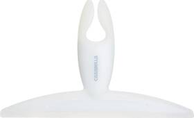 Casabella 885591637848 Clip-on Silicone Shower Squeegee White - 10 Wide Sturdy To