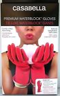 Casabella Premium Waterblock Gloves In Hot Pink Size Medium Nib 028484460509