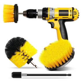 Casaculina 731041393065 4pack Drill Brush Attachment Set Scrub For Power Scr