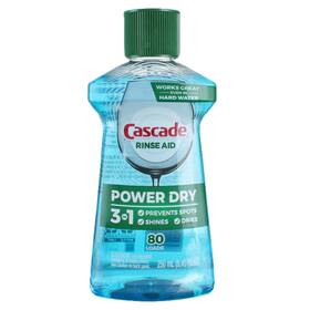 Cascade 037000007746 5 Pack Power Dry Rinse Aid Liquid Regular 8.45 Fl Oz
