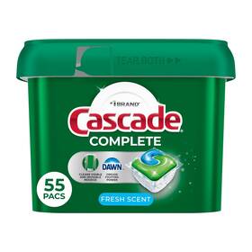 2519622 Cascade 037000977209 Complete Actionpacs Dishwasher Detergent Pods Fresh Scent