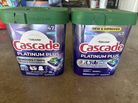 30772157893 Cascade Platinum Plus Dishwasher Pods Fresh Scent 47 Count Dish Soap 2 Pack