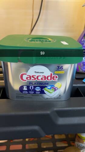 3700098216 Cascade Platinum Dishwasher Pods Fresh Scent 36 Count Packaging May Vary