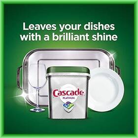 91472413 Cascade 18 Count Platinum Dishwasher Pods Fresh Scent Actionpacs Nip