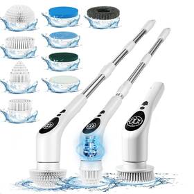 Cengoes 632125919303 Voice Cordless Electric Spin Scrubber For Shower Cleaning Power Cleaner Brush Wi