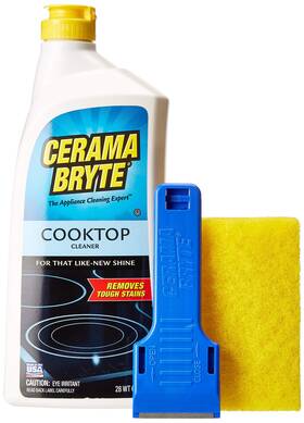 32964 Cerama Bryte Ceramic Cooktop Cleaner 28 Oz Scraper And 5 Cleaning Pads Com