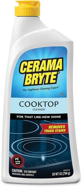 Cerama Bryte 744759599889 Removes Tough Stains Cooktop And Stove Top Cleaner For Glass - Cera