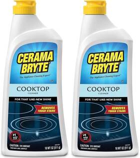 876664568 Cerama Bryte Removes Tough Stains Cooktop And Stove Top Cleaner For Glass - Cera