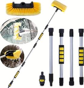 Cg001 Ceuissp 62 Inch Car Wash Brush With Long Handle Extendable Soft Flow-thru