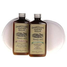 Chamberlains Leather Milk 700867627906 Chamberlain S Straight Cleaner And Furniture Treatement Set - Clea