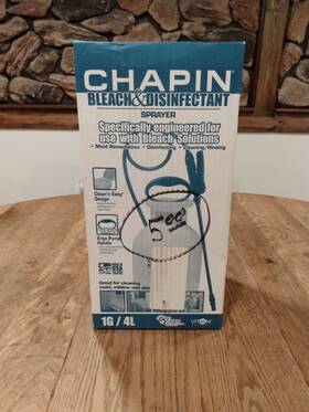 Chapin 023883200756 Brand New 20075 Handheld Sprayer Polyethylene 1 Gal Bleach Disinfectant
