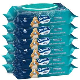 Charmin 037000792406 Flushable Wipes - 40ct