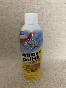 Chase 010228104084 S Home Value Cream Furniture Polish Spray Lemon Scent 1 Bottle New
