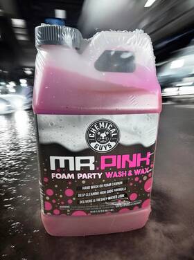 Cws22164 Chemical Guys Mr. Pink Foam Party Wash And Wax 64oz New Sealed