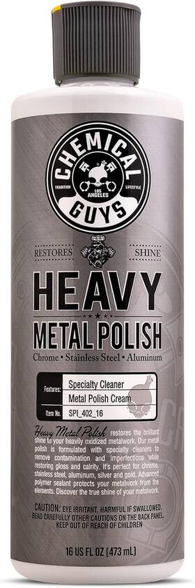 16sw Chemical Guys Spi 402 Heavy Metal Polish 16oz Restores And Protects Safe For Cars Motorcycles