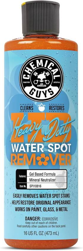 Spi10816sw Chemical Guys Heavy Duty Water Spot Remover 16oz Gel For Paint Glass Metal Safe On Vehicles