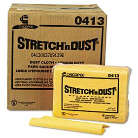 Chix 445029575598 12.6 Inch X 17 Yellow Stretch Ftn Dust Cloths 400/count