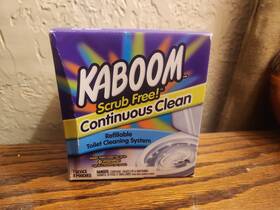 8541813698 Church & Dwight Kaboom Scrub Free Toilet Bowl Refillable Cleaner System With 2 Refills New