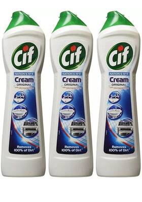Cif 738517490044 Cream Cleaner Original 500ml Pack Of 3