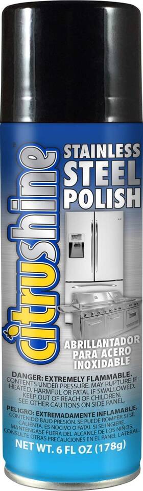 Citrushine 830731003205 6 Oz Stainless Steel Polish - Cleans Polishes Preserves And Protects All S