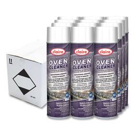 Cl824 Claire Heavy Duty Foaming Oven Cleaner 20 Oz Aerosol Spray 12/carton Plz