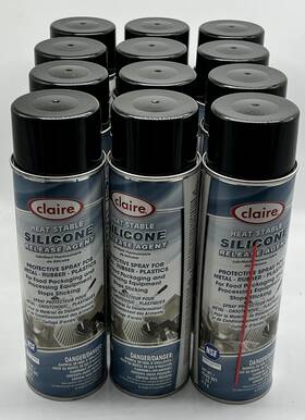 C-948 Claire Cl948 11oz Heat Stable Silicone Release Agent Case Of 12 New Open Box