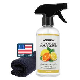 Clarks 853324008616 Natural Cutting Board Spray Cleaner With Microfiber Cloth For Wood Countert Clarks 853324008616 Natural Cutting Board Spray Cleaner With Microfiber Cloth For Wood Countert