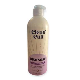 Clean Cult 810049642471 Refillable Dish Soap Metal Pump Wild Lavender 16 Fl Oz