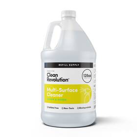 Cr-128rs-msc-1lemon Clean Revolution Multi Surface Cleaner Refill Supply Non-toxic Eco-friendly And Plant-based R