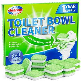 Cleanan 602835975234 Toilet Bowl Cleaner Tablets Leaves Sanitary Freshens Deodorizes Desc