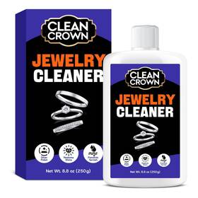 Sjc01 Cleancrown Silver Jewelry Cleaner 8.8 Oz Tarnish Remover Ster