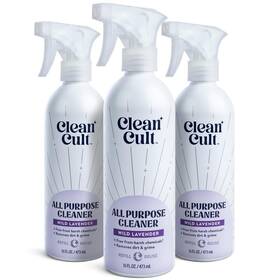 Cleancult 810049641573 Wild Lavender - All Purpose Cleaner Refillable Aluminum Bottle