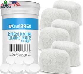 Cleanespresso 313025995986 - Designed For Breville Cleaning Kit 40 Tablets And 6 W