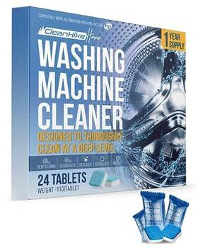 Cleanhike 850015595998 Washing Machine Cleaner Descaler - 24 1 Year Supply Eco-friendly Deep Cle