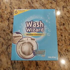Cleanomic 850008696251 Wash Wizard - Washing Machine Cleaning Tablets 6- New Sealed