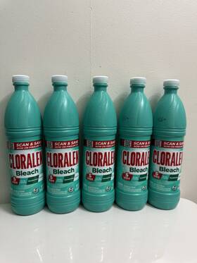 1214695 Cloralen 5 Pack- Original Deep Cleaning Triple Action Liquid Bleach 23. 7 Fl Oz