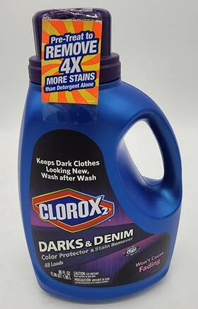 Clorox 044600312798 2 Darks And Denim Laundry Detergent 66 Fl Oz Color Protector
