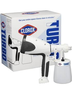 Clorox 044600600895 Turbo Handheld Power Sprayer For Small Businesses Lightweight Brand New