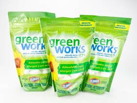 Clorox 055500015320 Green Works Dishwasher Detergent Packs 20ct Lot Of 3 Dye Free