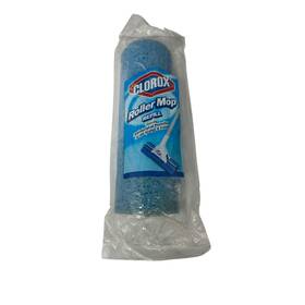 Clorox 070982050263 Roller Mop Refill Blue Antimicrobial Sponge Open Package Unused