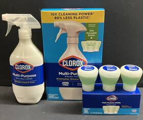 3x1.125fo Clorox 818313012012 12 Packs Multi-purpose Spray Starter Kit Household Essentials