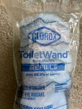 B08l6f9ysf Clorox Toilet Wand Cleaning Refills Scrubbing Pads - 10