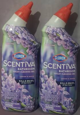 C-hh447 Clorox Company Scentiva Bathroom Toilet Bowl Cleaner Gel 24 Ounces 2 Pack Brand New