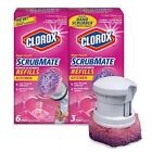 Clorox Scrub Mate Handheld Kitchen Scrubber Combo Pack Includes 9 Bleach-free