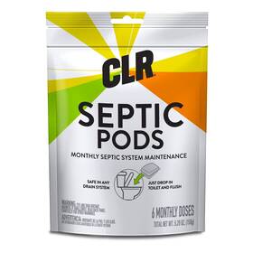 Clr 078291090727 Septic System Treatment Pods Hassle-free Dissolvable And Easy To Flush For