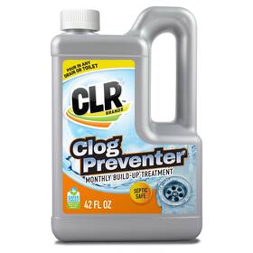 Clr 078291502572 Brands Clog Preventer Clear Pipes And Drains Monthly Drain Build Up Remover